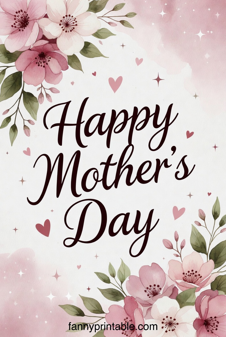 Happy Mother's Day - Fanny Printable (1)