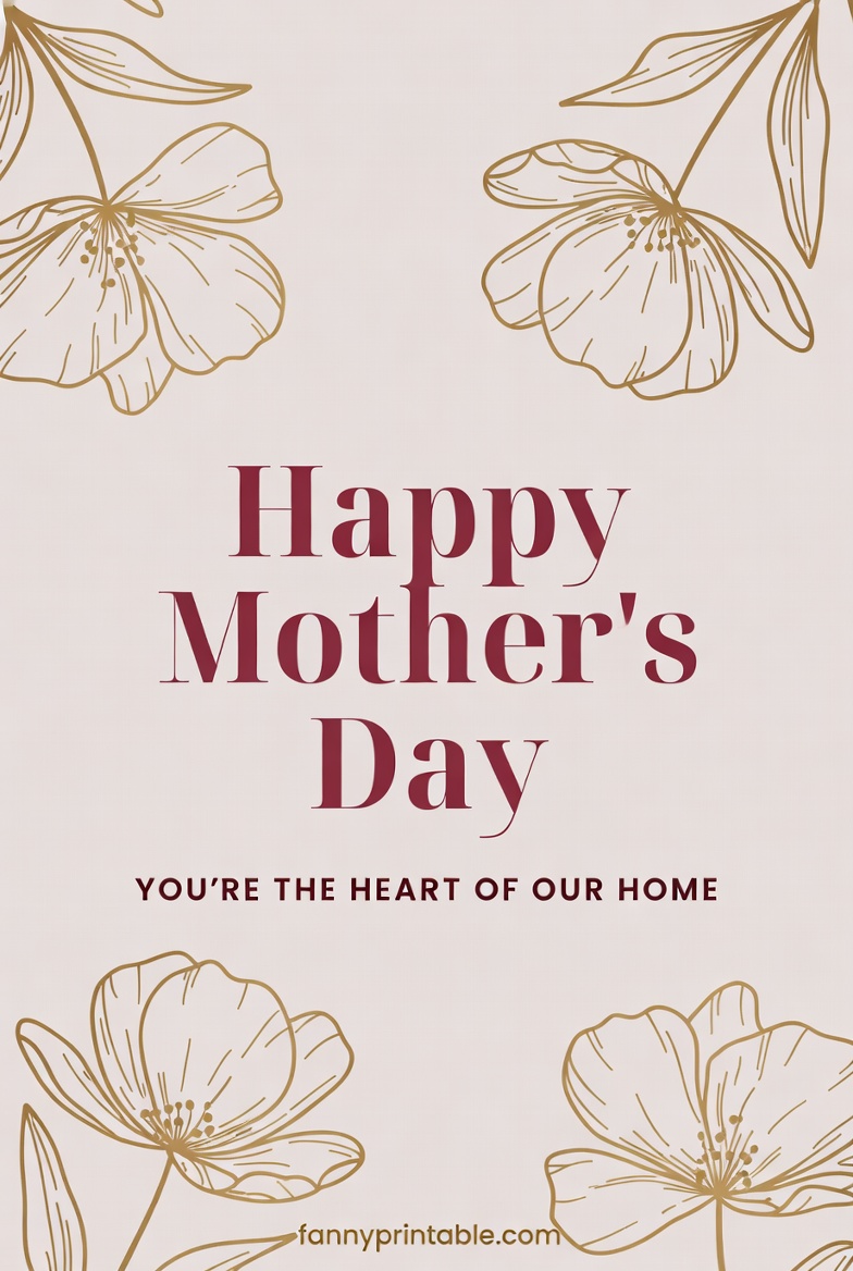 Happy Mothers Day Free Printable 3 Happy Mother's Day Free Printable (3)