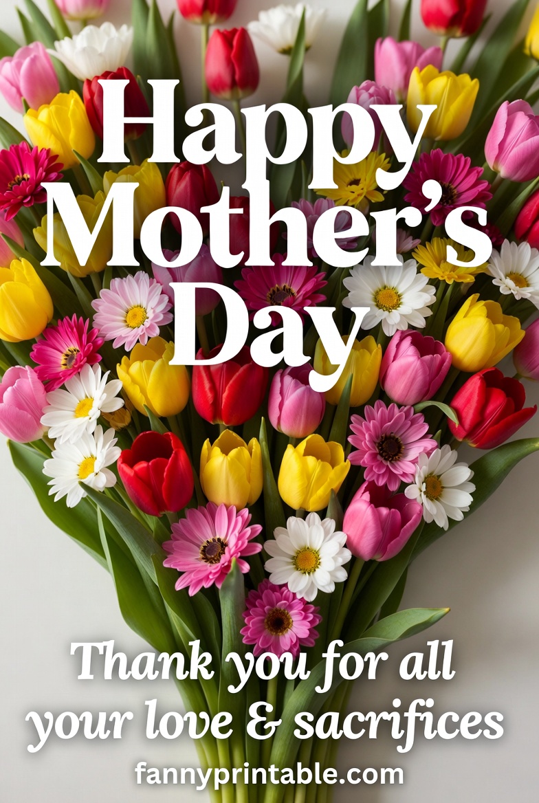 Happy Mothers Day Free Printable 4 Happy Mother's Day Free Printable (4)