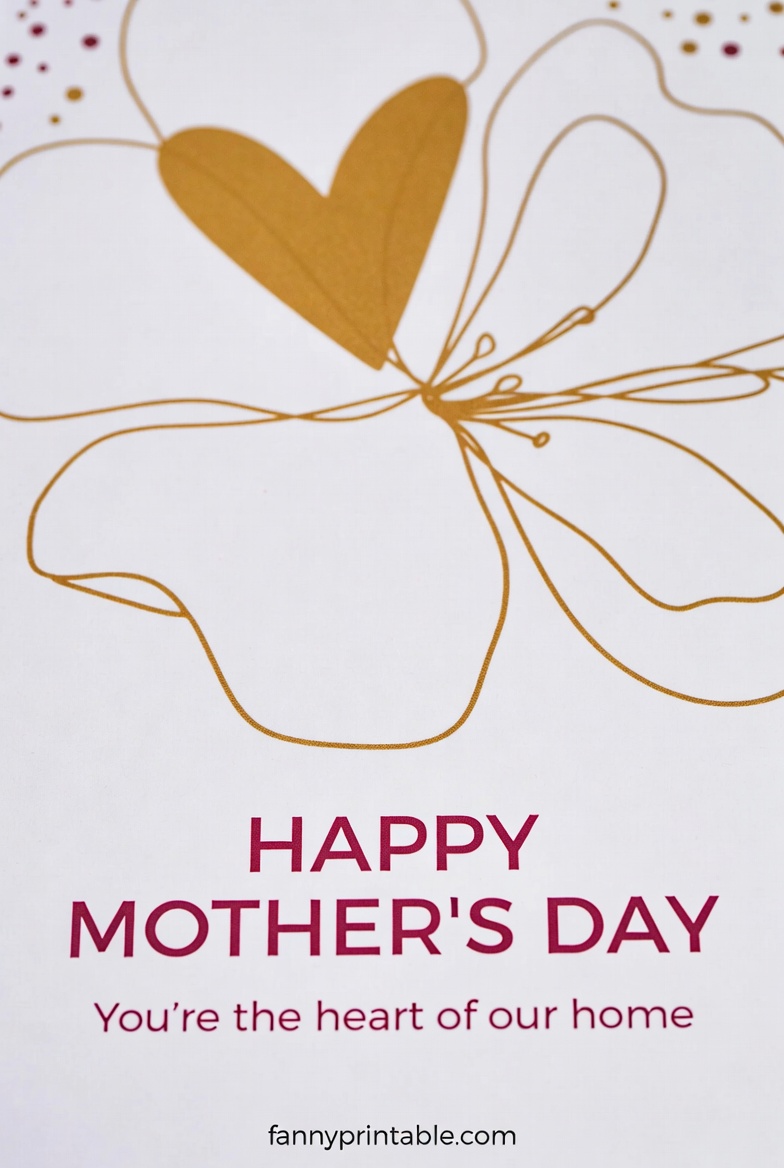 Happy Mother's Day Greeting Card - Fanny Printable (3)