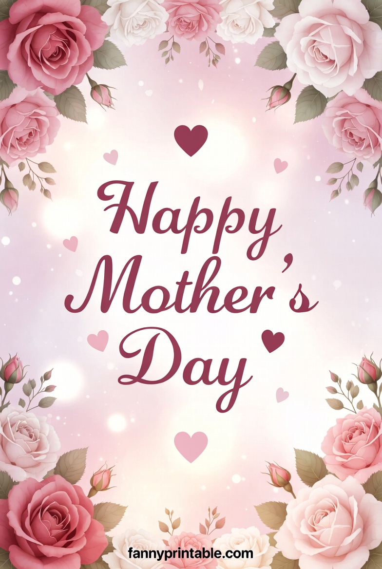 Happy Mother's Day Message - Fanny Printable (2)