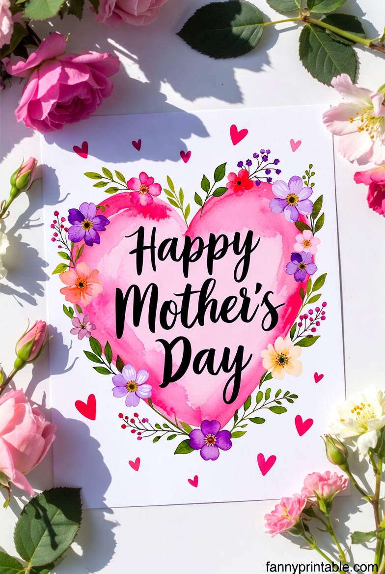 Happy Mother's Day Message - Fanny Printable (3)
