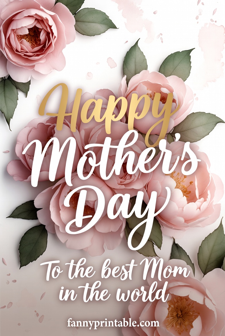 Happy Mother's Day Printable - Fanny Printable (1)