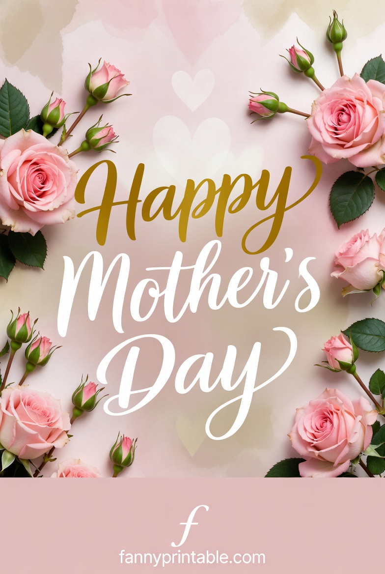Happy Mother's Day Sign - Fanny Printable (2)