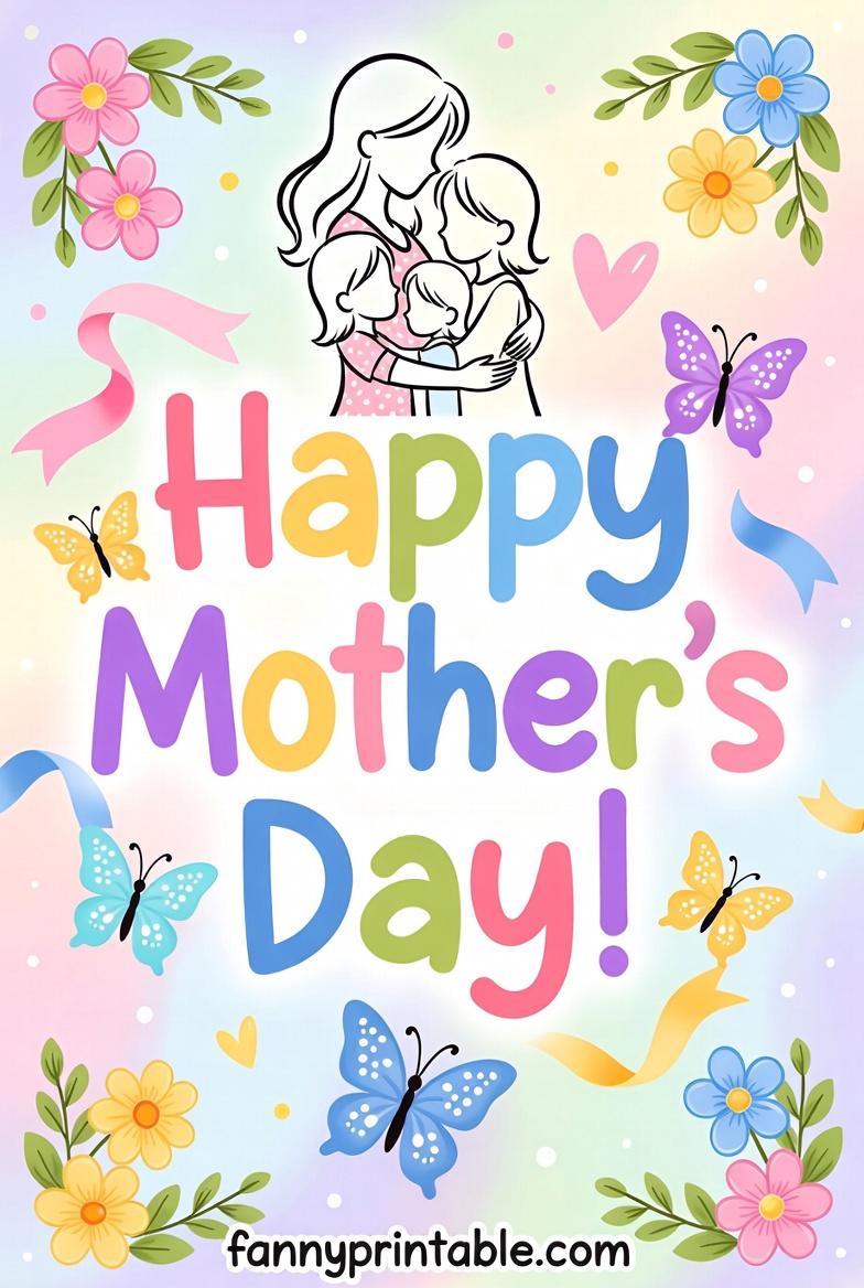 Happy Mothers Day Sign Printable Fanny Printable 1 Happy Mother's Day Sign Printable - Fanny Printable (1)