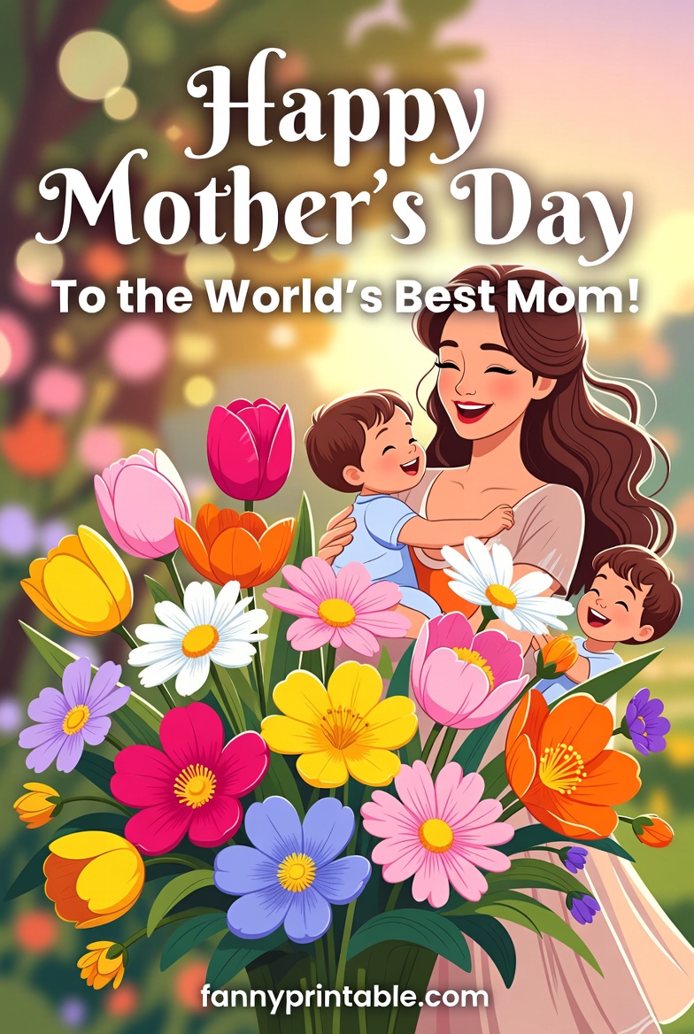Happy Mother's Day Wishes - Fanny Printable (3)