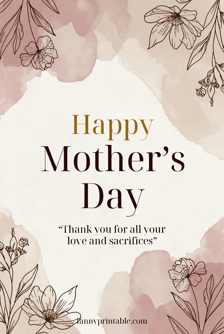 Happy Mother's Day Wishes - Fanny Printable (4)