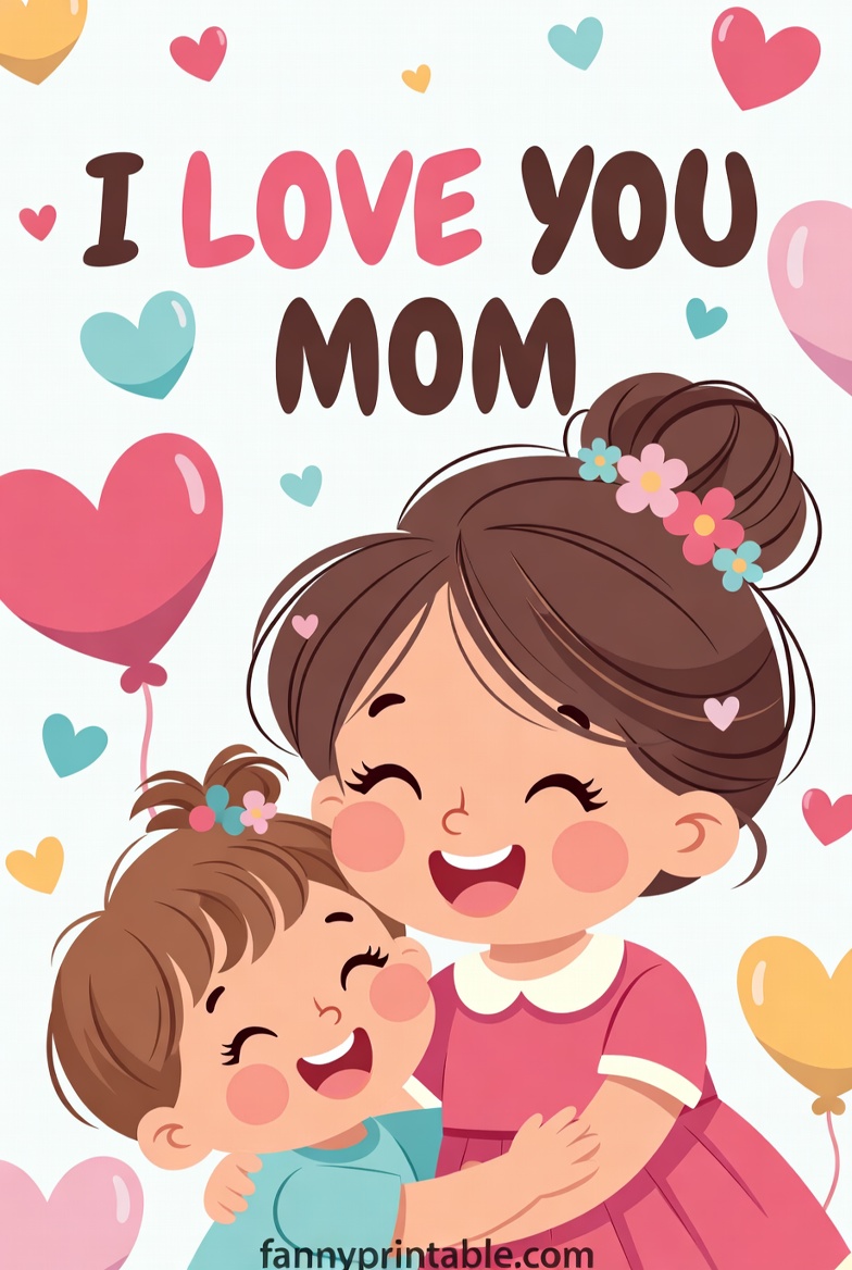 I Love You Mom - Fanny Printable (2)