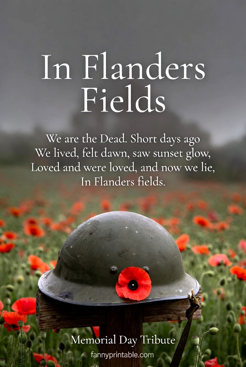 In Flanders Field Poem for Memorial Day Tribute FannyPrintable (3)
