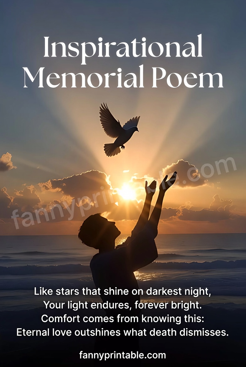 Inspirational Memorial Poems for Comfort and Hope FannyPrintable (2)