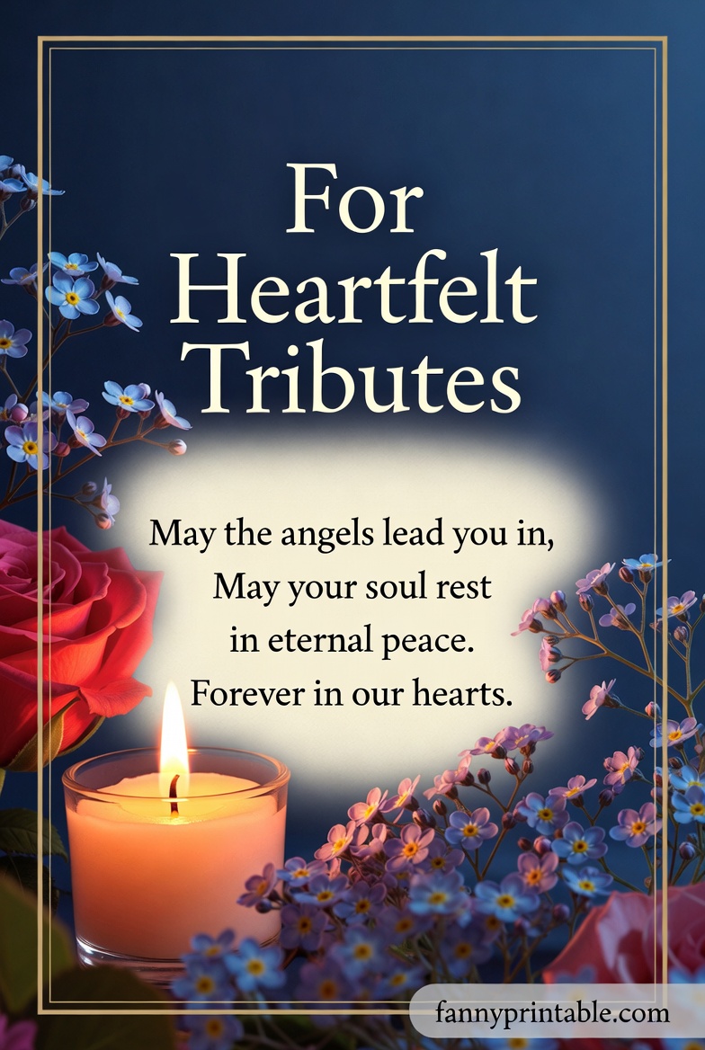 Memorial Card Poems for Heartfelt Tributes FannyPrintable (2)