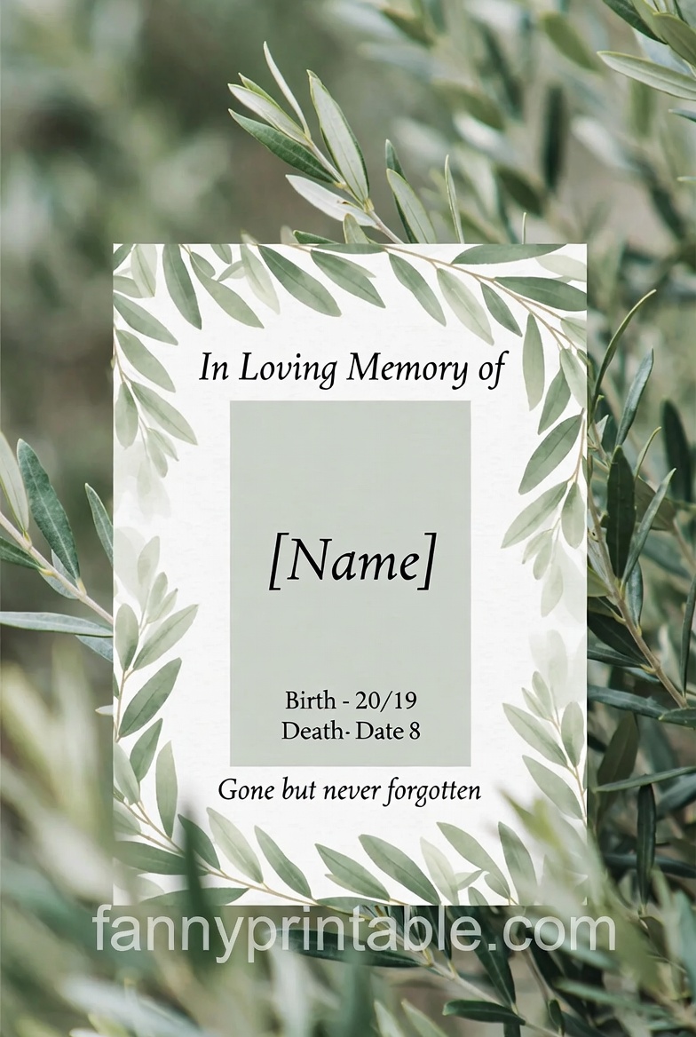 Memorial Cards For Funeral Printable FannyPrintable.Com 2 Memorial Cards For Funeral Printable - FannyPrintable.Com (2)