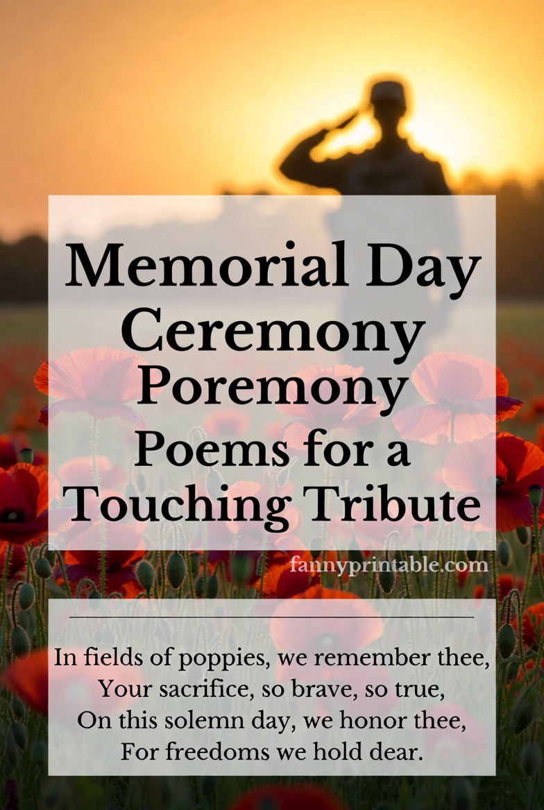 Memorial Day Ceremony Poems for a Touching Tribute FannyPrintable (3)