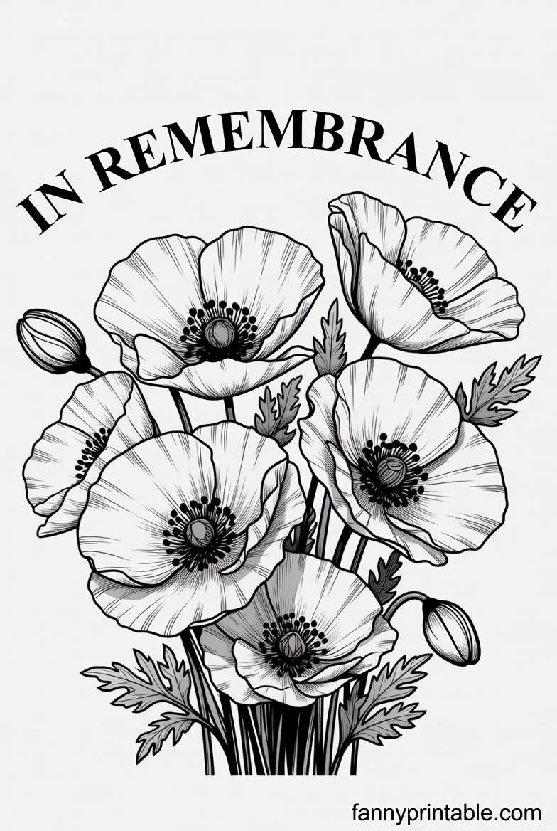 Memorial Day Coloring Pages Printable - FannyPrintable.Com (3)