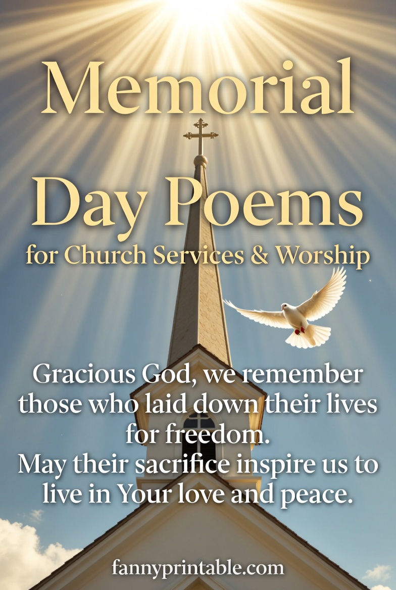 Memorial Day Poems for Church Services & Worship FannyPrintable (4)