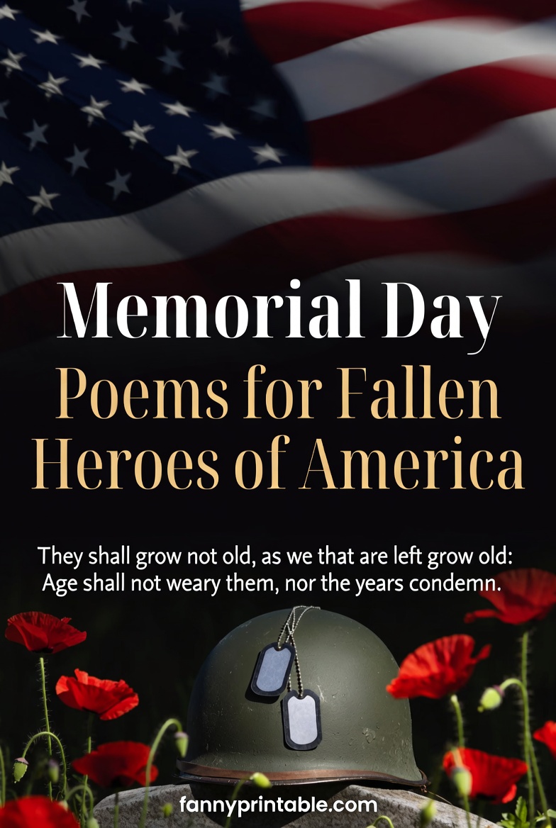 Memorial Day Poems for Fallen Heroes of America FannyPrintable (1)