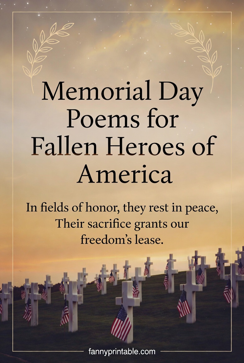 Memorial Day Poems for Fallen Heroes of America FannyPrintable (4)