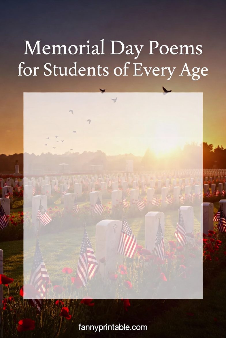Memorial Day Poems for Students of Every Age FannyPrintable (2)