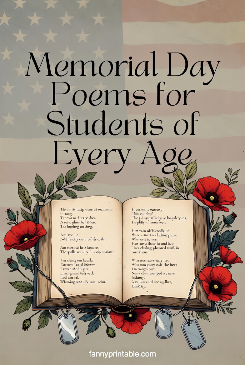 Memorial Day Poems for Students of Every Age FannyPrintable (3)