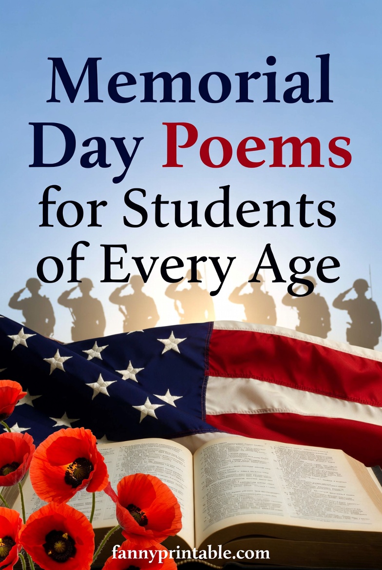 Memorial Day Poems for Students of Every Age FannyPrintable (4)