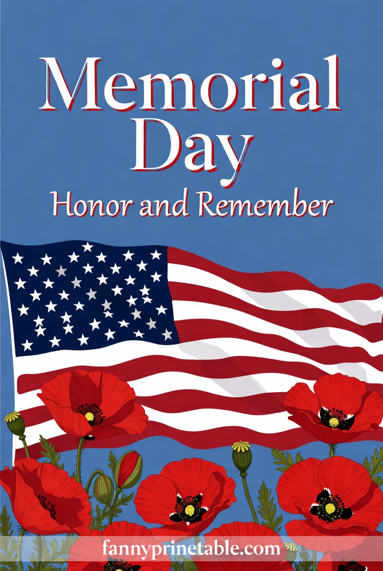 Memorial Day Printables - FannyPrintable.Com (1)