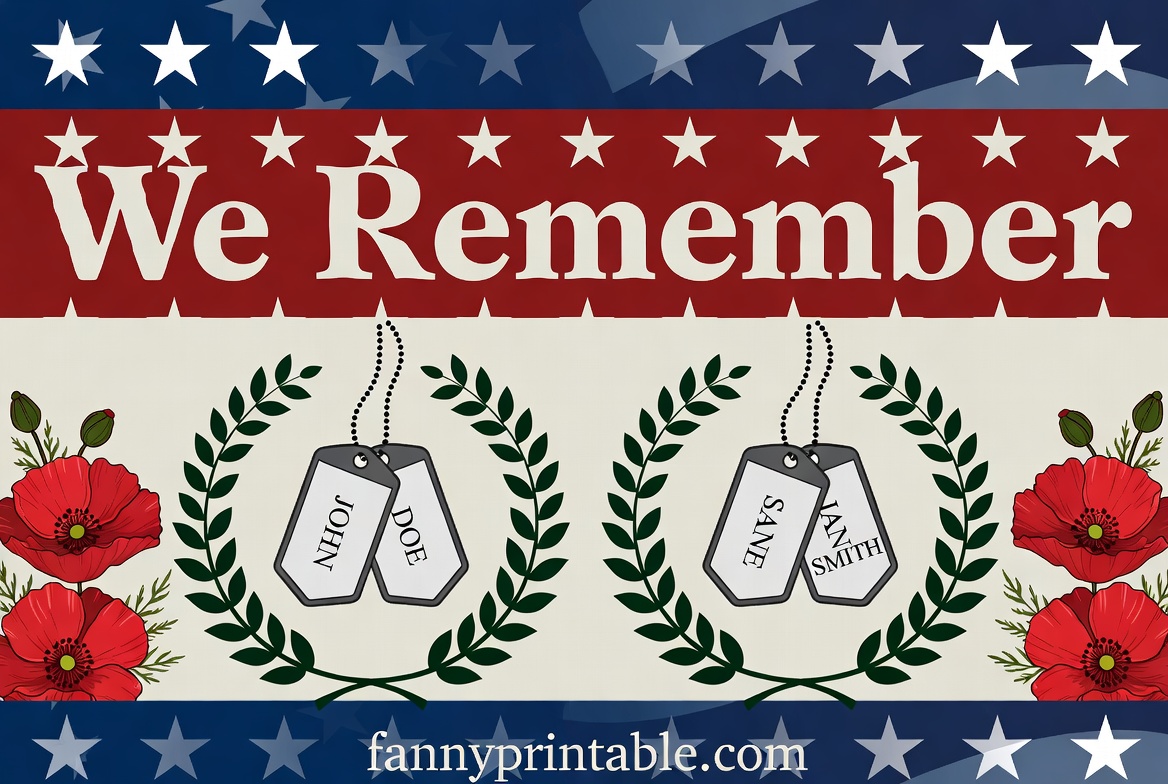 Memorial Day Printables - FannyPrintable.Com (3)