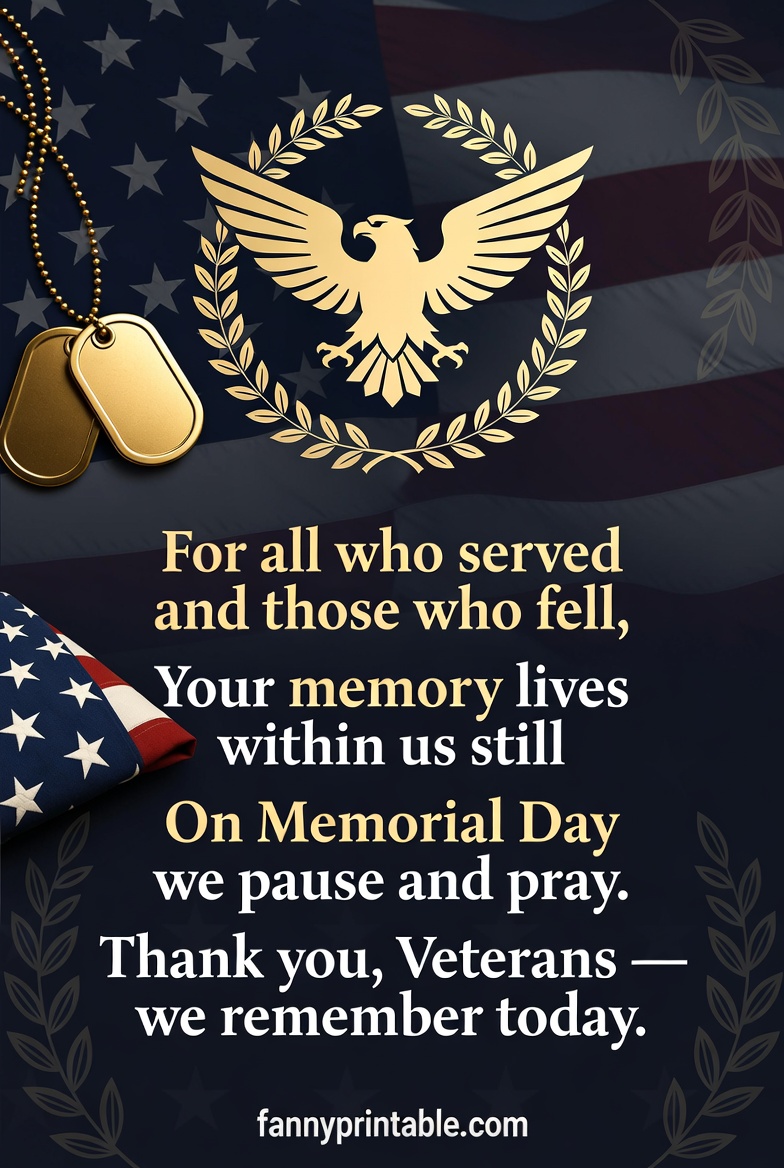 Memorial Day Remembrance Poem for Veterans Tribute FannyPrintable (3)