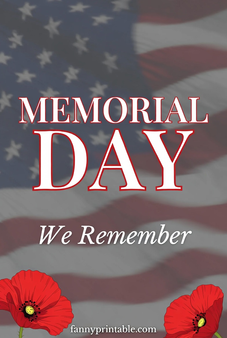 Memorial Day Signs Printable - FannyPrintable.Com (1)