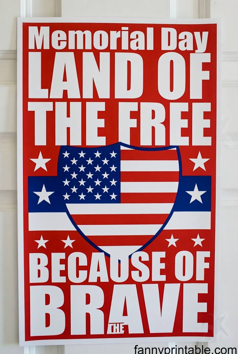 Memorial Day Signs Printable - FannyPrintable.Com (2)