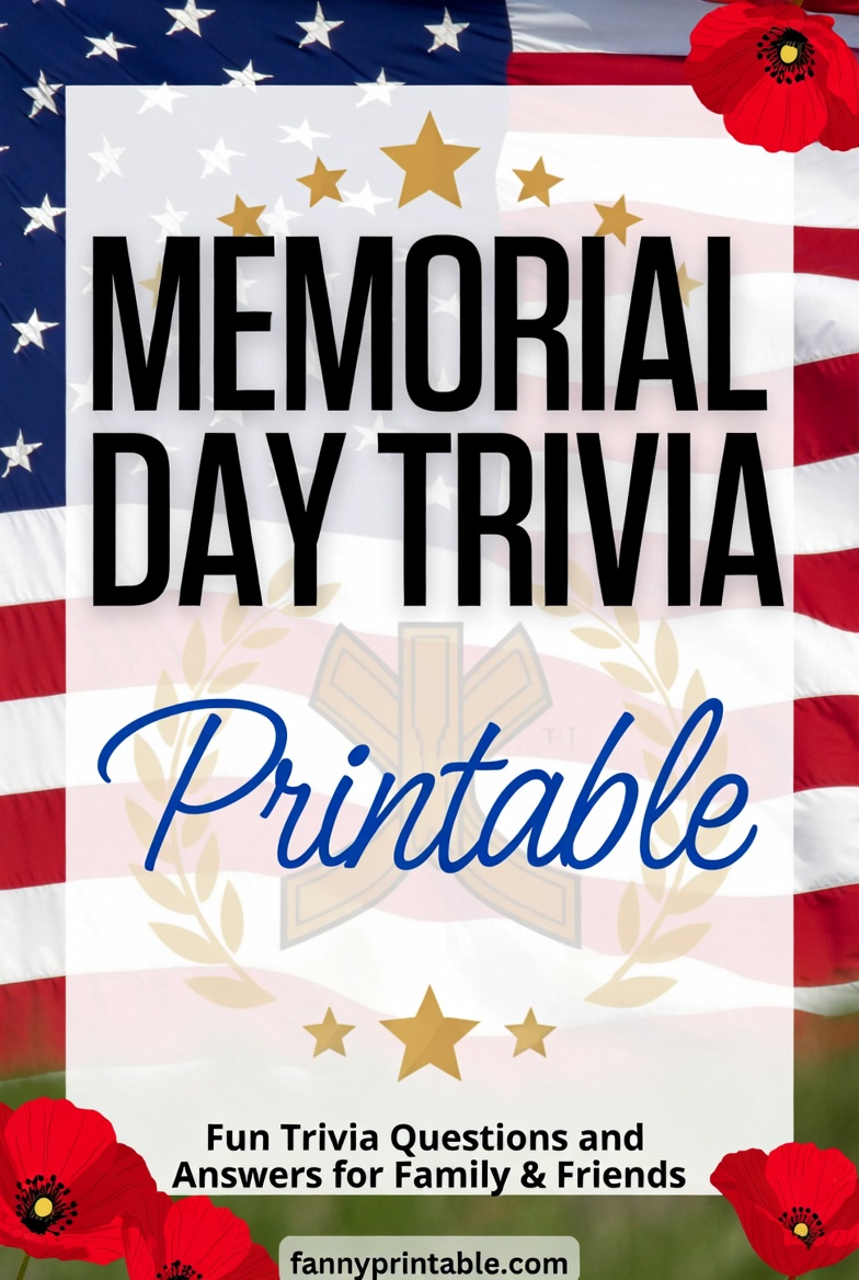 Memorial Day Trivia Printable - FannyPrintable.Com (1)