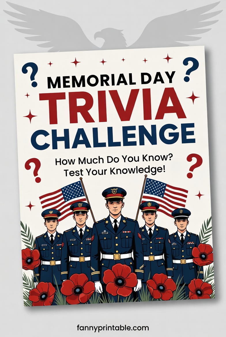 Memorial Day Trivia Printable - FannyPrintable.Com (2)