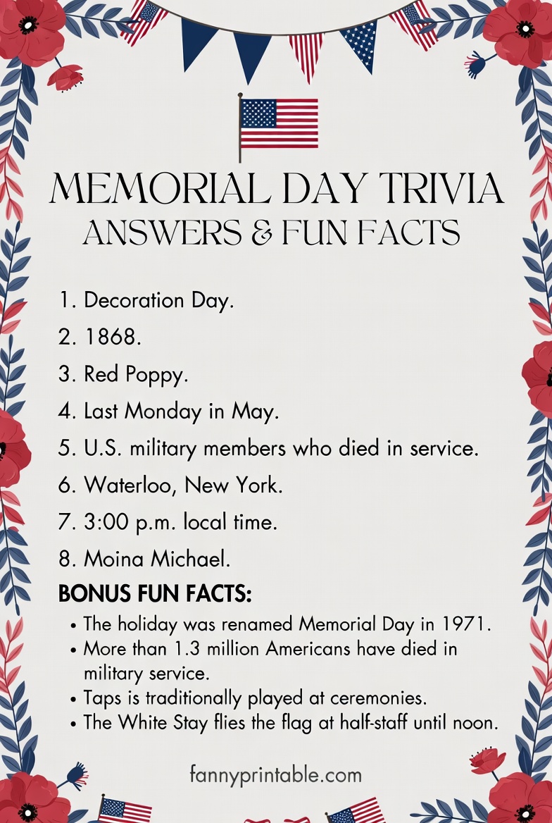 Memorial Day Trivia Printable Free (4)
