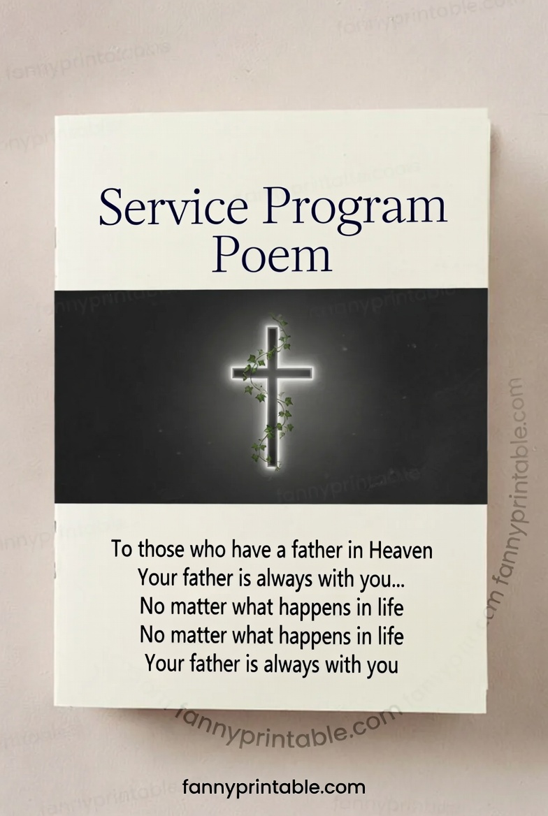 Memorial Folder Poems for Service Programs FannyPrintable (2)