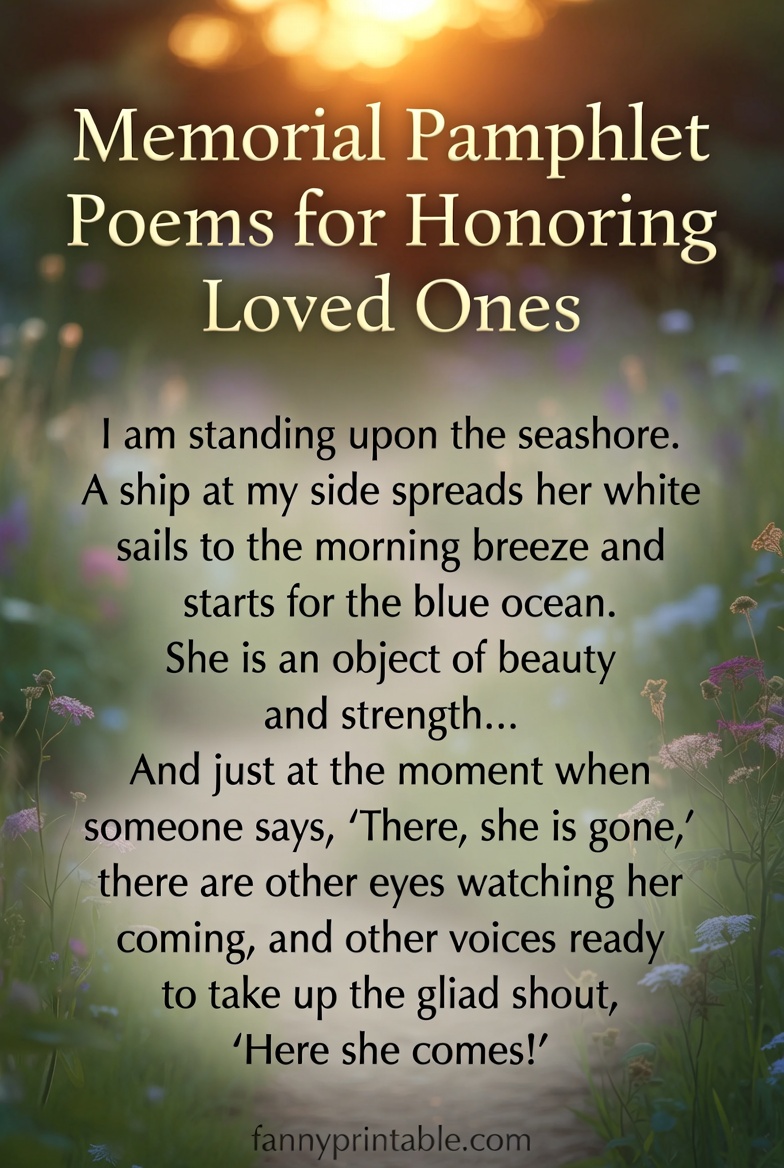 Memorial Pamphlet Poems for Honoring Loved Ones FannyPrintable 3 Memorial Pamphlet Poems for Honoring Loved Ones FannyPrintable (3)