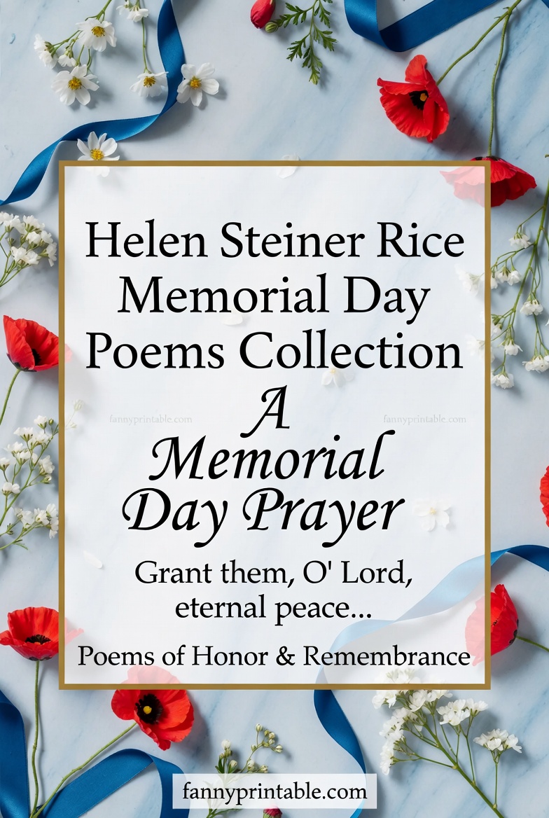 Memorial Poems to Honor and Remember Loved Ones FannyPrintable (2)