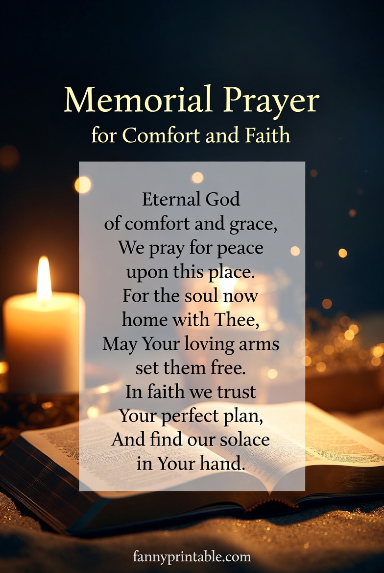 Memorial Prayer Poems for Comfort and Faith FannyPrintable (4)