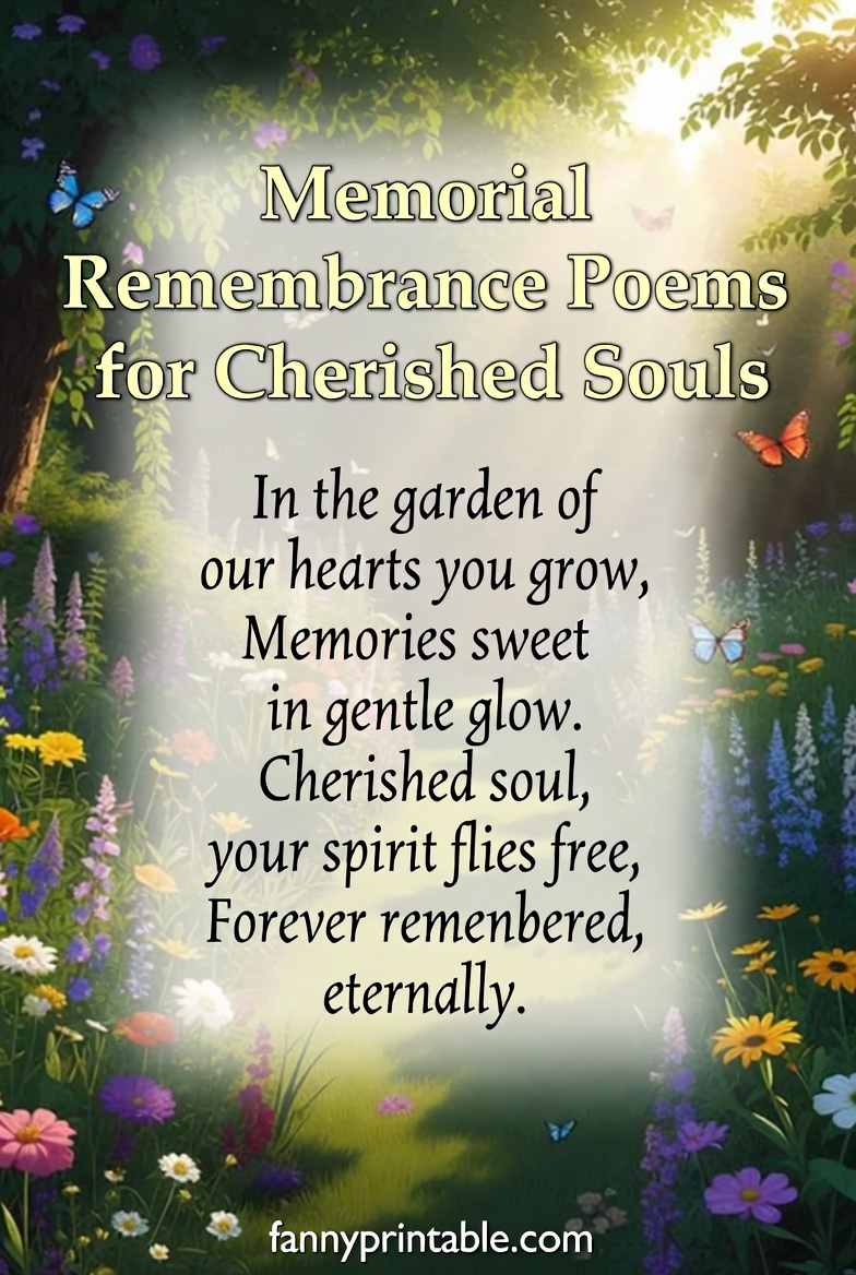 Memorial Remembrance Poems for Cherished Souls FannyPrintable (4)