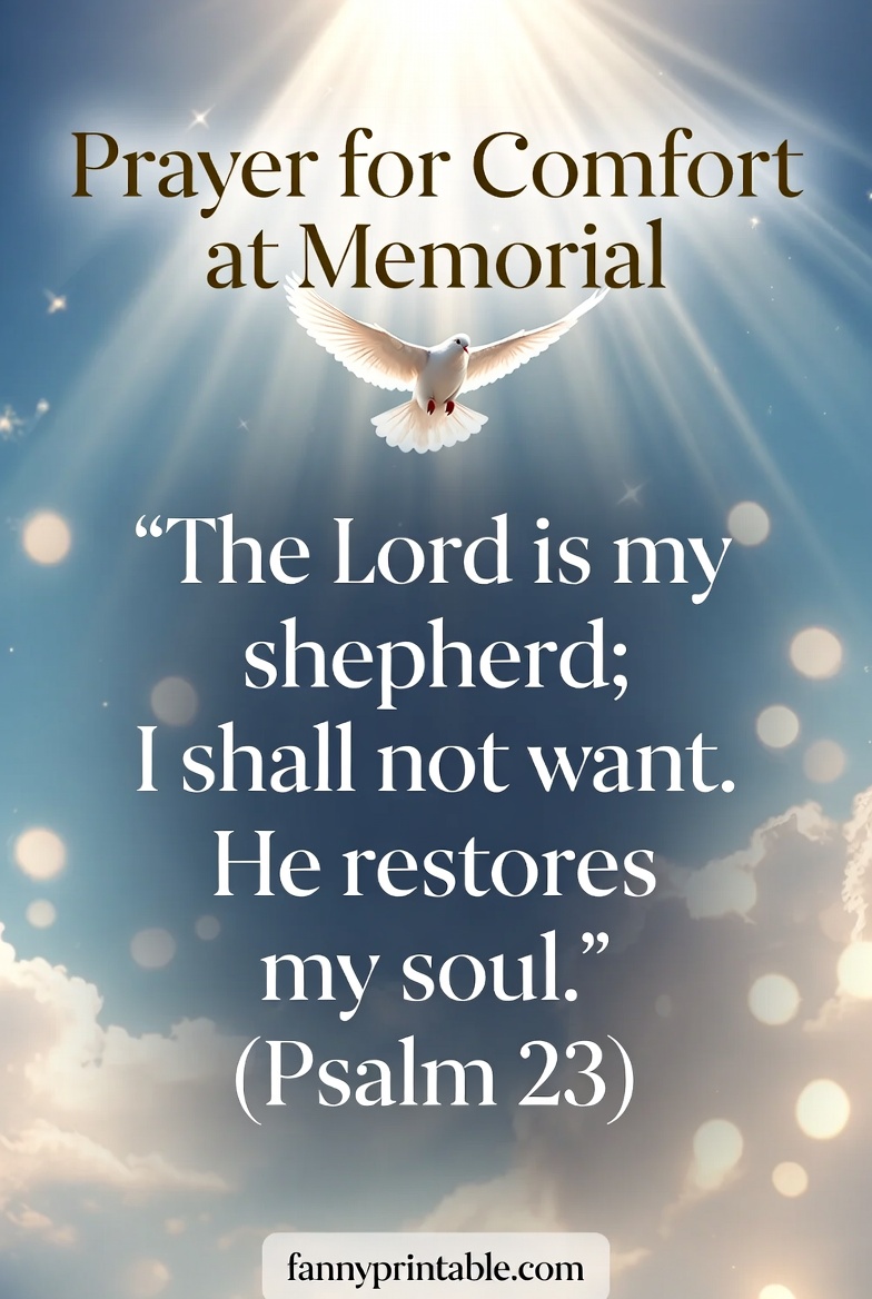 Memorial Service Prayers and Poems for Comfort FannyPrintable 2 Memorial Service Prayers and Poems for Comfort FannyPrintable (2)