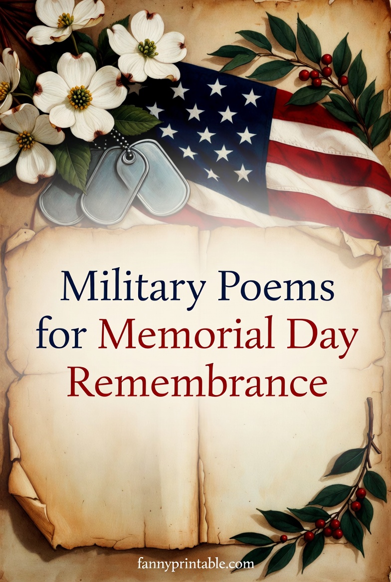 Military Poems for Memorial Day Remembrance FannyPrintable (2)