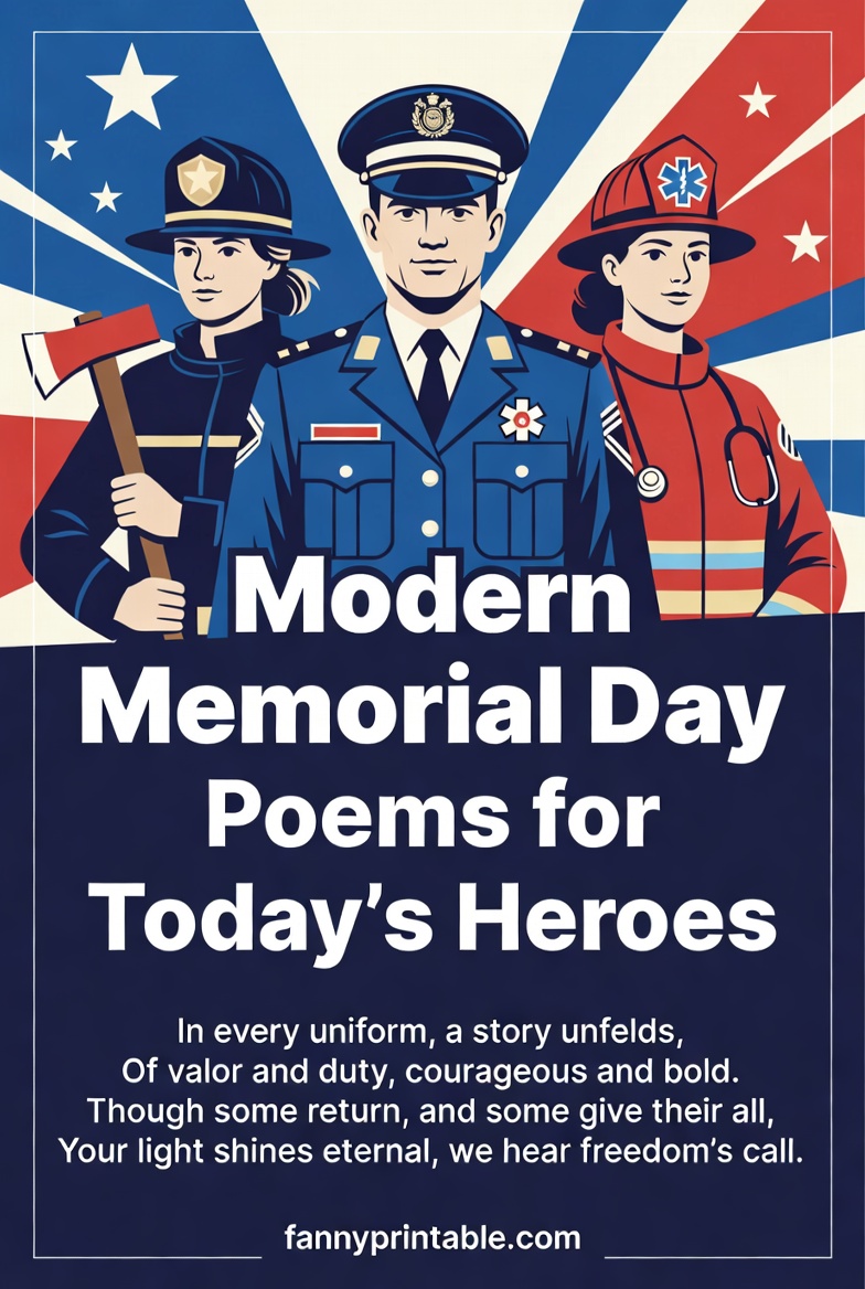 Modern Memorial Day Poems for Today's Heroes FannyPrintable (1)