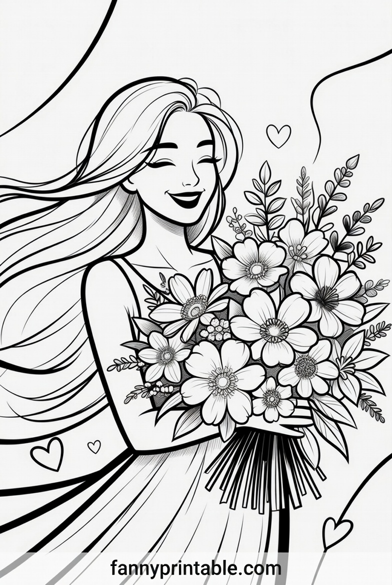 Mother Coloring Pages Printable (3)