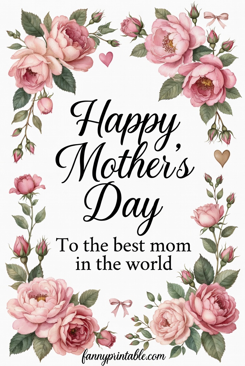 Mother Day Free Printable - Fanny Printable (2)
