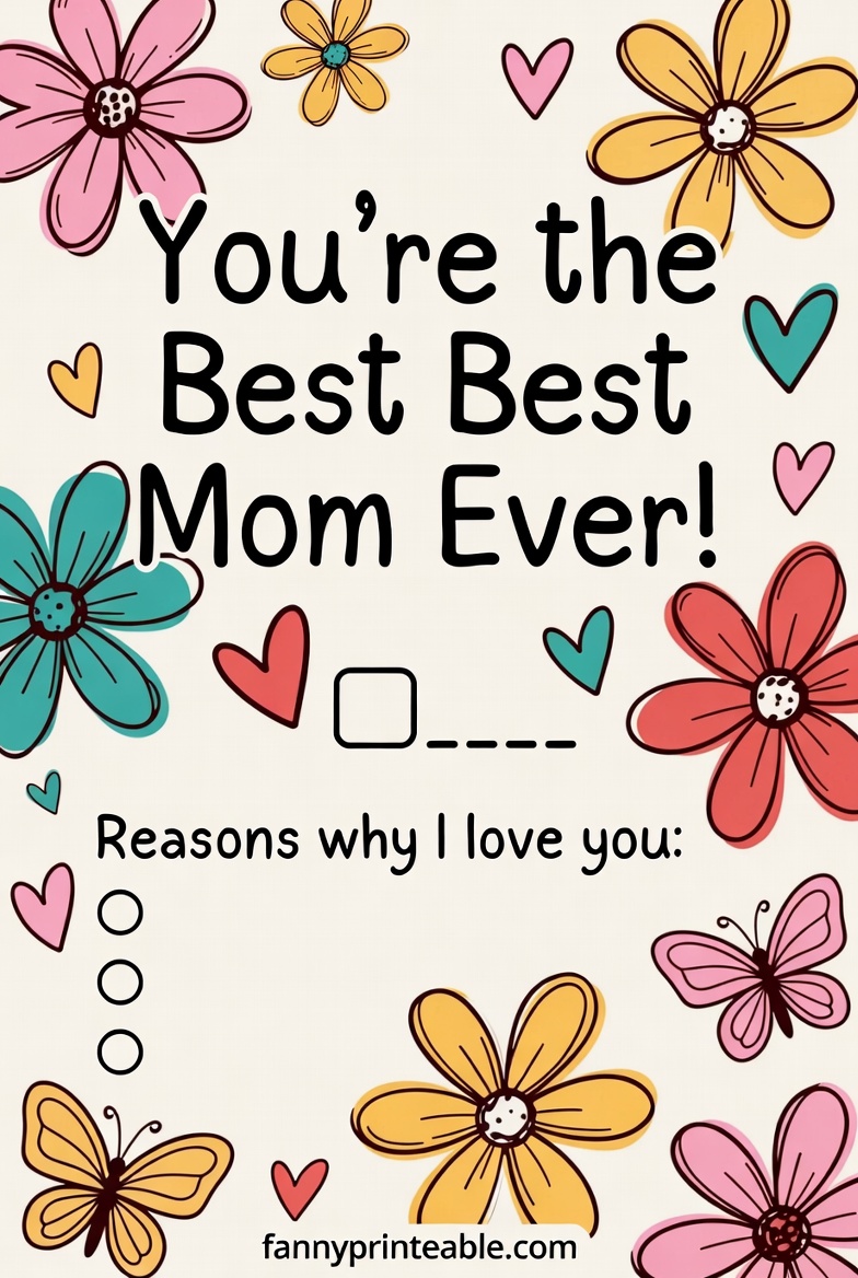 Mother Day Free Printable - Fanny Printable (4)