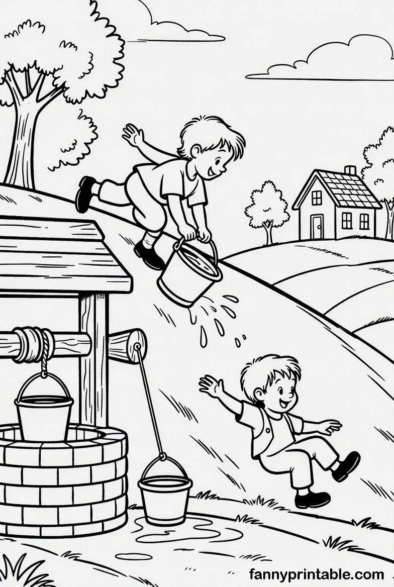 Mother Goose Coloring Pages Free Printable (4)