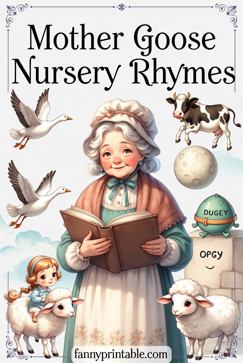 Mother Goose Printable (4)