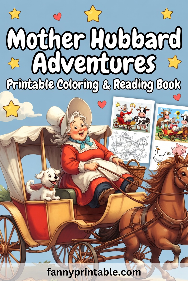 Mother Hubbard Printable Books (3)