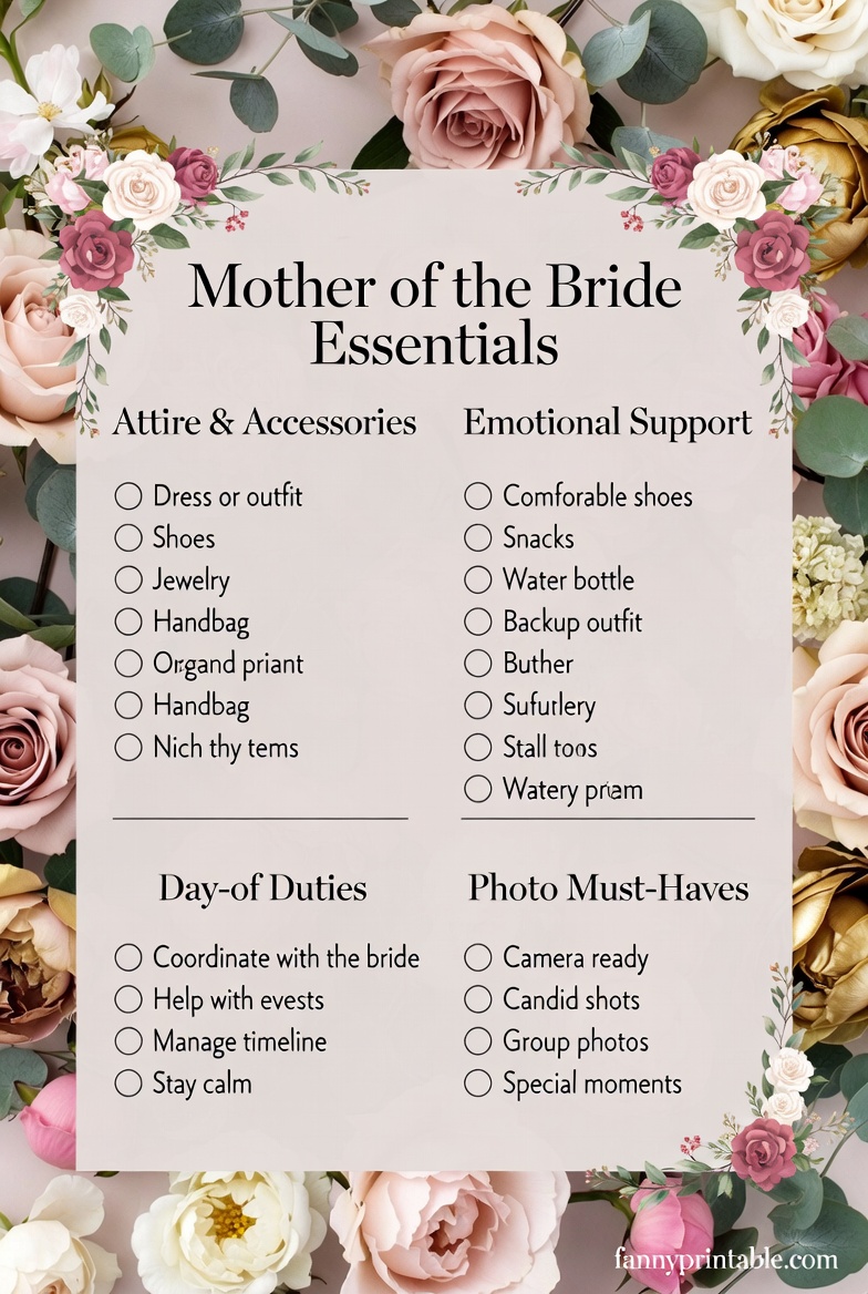Mother Of The Bride Checklist Printable (4)