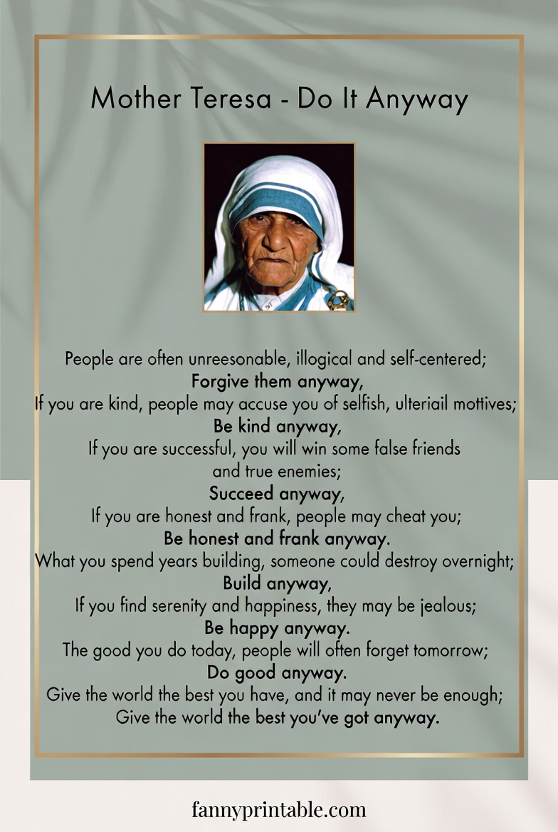 Mother Teresa Do It Anyway Printable Free (3)