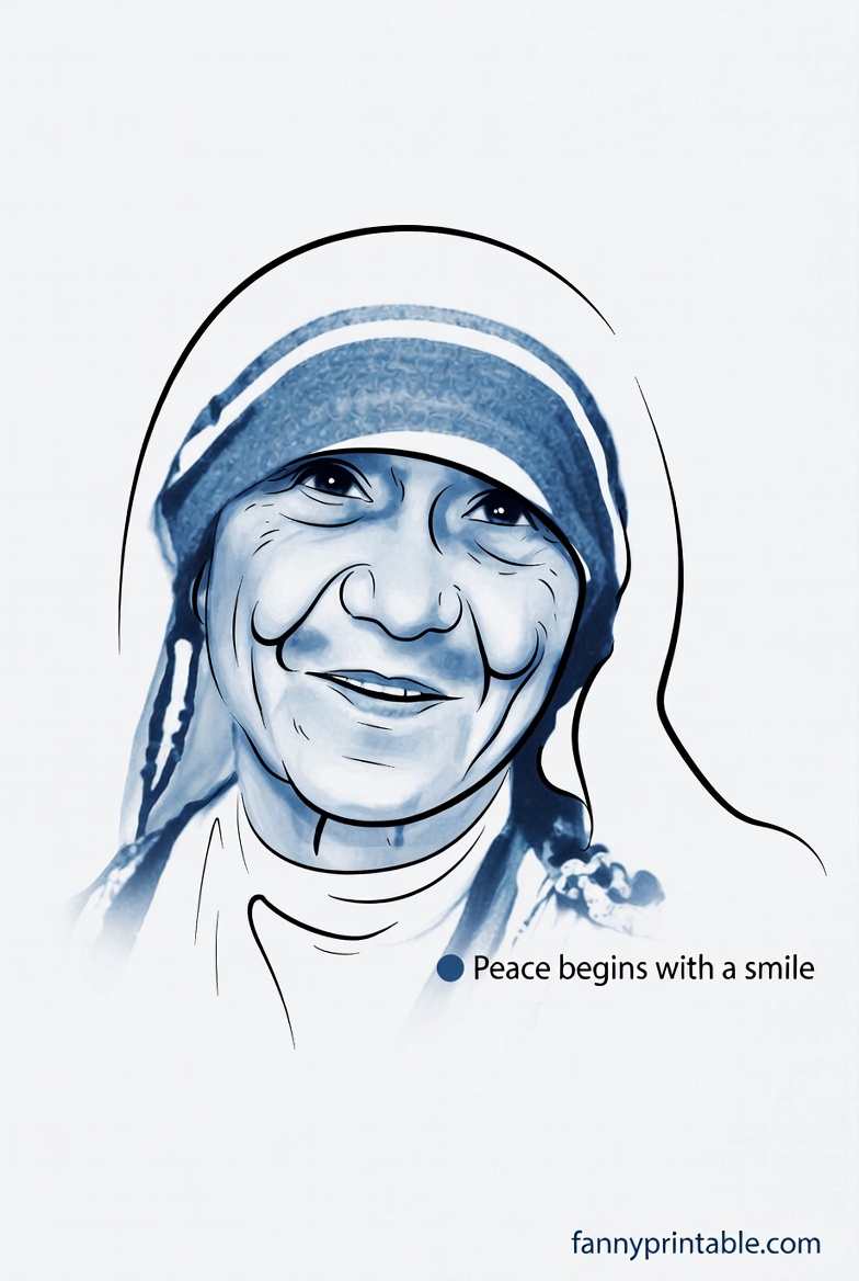 Mother Teresa Printable Pictures 1 Mother Teresa Printable Pictures (1)
