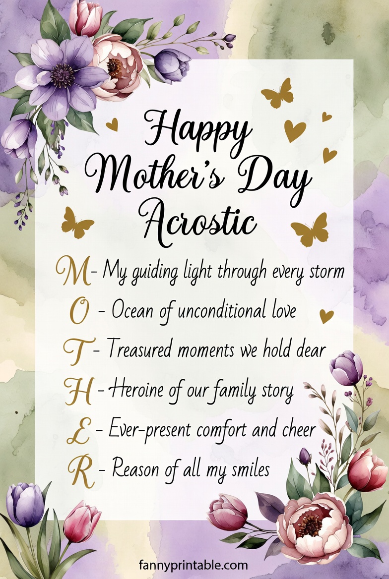 Mothers Day Acrostic Poem (3)